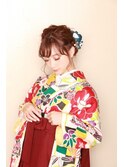 【池袋 Neolive api 】卒業式袴着付け ヘアセット