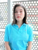 ルティア(Lutia) かきあげバング ブルージュ 伸ばしかけヘア★★