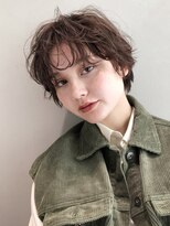 アイティー バイ アルバム 浦和店(IT by ALBUM) アンニュイショート_ハイライトカラーオリーブカラー_57131