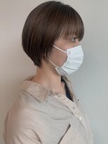 トップヘアーヒルズ 安城(TOP HAIR HILLS)&nbsp;キレイなシルエットのショートボブ/ぱっつん前髪