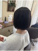 《見附　今町》黒髪　ミディボブ　