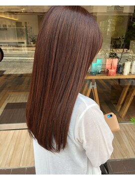 クラップス 杉田店(CLAPS) コーラルオレンジ× 髪質改善酸熱トリートメント