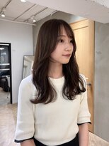 ローレン(LOREN)&nbsp;グレージュカラーミルクティーカラーインナーカラーダブルカラー