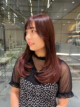 トレンドカラー【レッドブラウン】×【髪質改善】×【レイヤーカット】