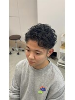リル(re'll)&nbsp;《花屋併設》メンズパーマ［酸性ストレート/ヘアセット］