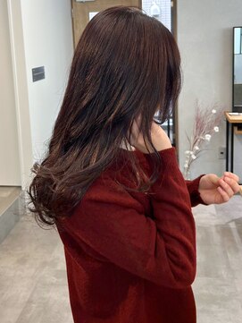 ミュラ(mulah) ブリーチなし暖色カラーピンクブラウン＊トレンド冬カラー