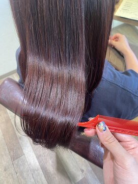 髪質改善ヘアエステサロン スロウ(SLOW by opsia) 高彩度・高明度×白髪染めカラー