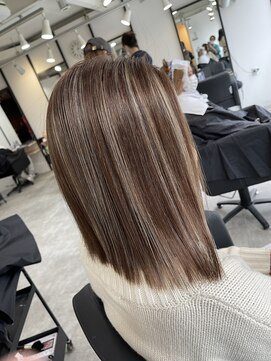 ラフ 難波店(LAFF) #セミディ#シアーカラー#ショートヘア#姫カット#ダークアッシュ