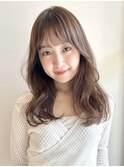 愛されレイヤーロング エアリーロング シアーベージュ表参道