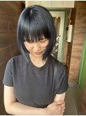 ネイビーカラーとフェイスレイヤー