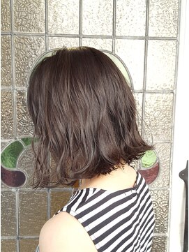 ローグ ヘアー 金町店(Rogue HAIR) 大人可愛い秋色透明感カラーショコラブラウンボブプードルパーマ