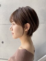 トト 船橋店(toto.)&nbsp;☆ショートボブルフ小顔ワンレン黒髪ネビージュ秋色[船橋/津田沼