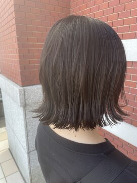 フィゼル あべのルシアス店(Aujua fizelle) 切りっぱなしボブ