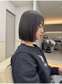 @ayumi.sand ボブ　縮毛矯正