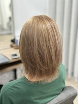 テーラヘアー 木更津本店(TELA HAIR)&nbsp;＊レイヤーカット×ミルクティーベージュ＊