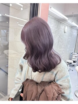 プネル(punel) ラベンダーグレージュ/ケアブリーチ/原宿