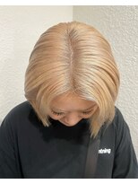 アル 心斎橋(alu)&nbsp;顏型別ヘアスタイル特集/ホワイトベージュ