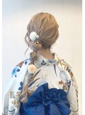 浴衣着付け 浴衣ヘアセット