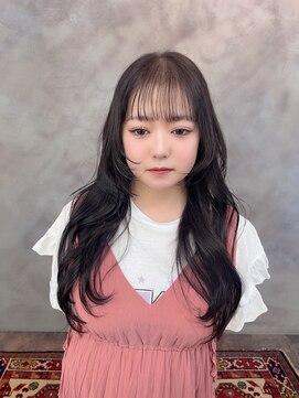 シキ(SIKI) ロングウルフ/レイヤーカット/ラベンダーグレージュ