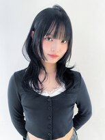 アイティーバイアルバム 下北沢店(IT by ALBUM)&nbsp;顔周りレイヤーロングウルフレイヤー韓国ヘア_F0854