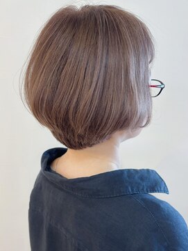 リコ(LIKO) 大人のコロンとボブ☆大人ヘア/明るい白髪染め/似合わせカット