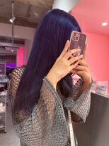 ダズリングディア(Dazzling Deer)&nbsp;ブルー／ブラック／ロング／ストレート／暗めカラー／学割