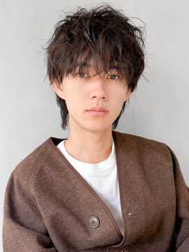 キリ 表参道(kyli) 束感ブルーブラックナチュラルヘア20代30代40代◎前髪パーマ