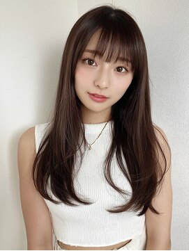 リンク(Link Hair&Spa) 【髪質改善】ナチュラルストレートヘア/ロングレイヤーカット