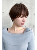 ミルクティーベージュダブルカラーインナーカラー韓国20代前髪