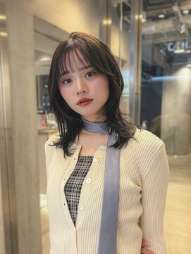 ジョエミバイアンアミ(joemi by Un ami) ハッシュカット/レイヤーカット/グレージュカラー