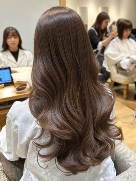 バイオレットジェム(Violet`jem) 明るめベージュロング韓国ヘアFU-45