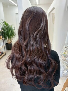 アミリー ひたち野うしく店(Amily) ハイライトバレイヤージュダブルカラーケアブリーチ20代30代