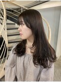 ロング/ローレイヤー/艶髪/美髪/ブラウンカラー/秋髪