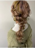 ヘアアレンジ/ヘアセット/お呼ばれヘア/推し活ヘアメイク/ヘアメ