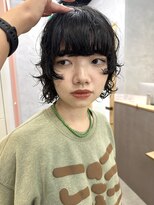 アマーク(a mark)&nbsp;【能田花音】黒髪レイヤーボブパーマ