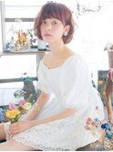耳かけが可愛い♪ふわくしゅパーマボブ☆