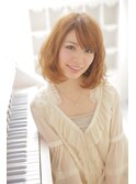 ふわふわ脱力系エアリーカール♪グラマラスセミディ