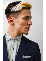 メリケンバーバーショップ コウベ(MERICAN BARBERSHOP KOBE)&nbsp;刈り上げオールバックツーブロックビジネスstyleにイメチェン