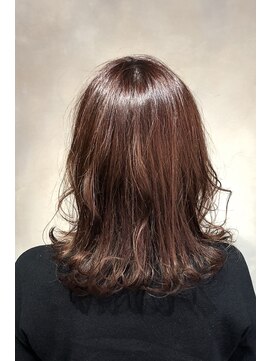 ザ ヘア ディードットログ(The hair D.Log) ピンクバイオレットカラー×外ハネ