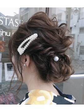 カッツ 駅家店(CUT S) 浴衣ヘアアレンジ