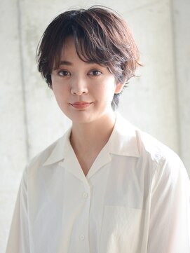 エムクランメイクス 原宿 表参道(m.clan MAKE'S) 大人かわいい 小顔 ボブディ 黒髪[丸みショート/ミニマムボブ]