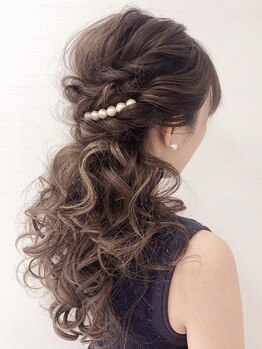 ヘアイズム ブランシュ(hair-ism BLanCHe)の写真/【新橋2分★土日早朝7:00～OK！ヘアセット¥3000～】SNSで大人気のヘアセット専門店！結婚式や二次会に◎