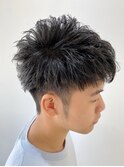 メンズショート　ツーブロック