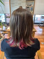 ルッカランス 王子店(Lucca Lance)&nbsp;7月カラーリングで楽しむインナーピンク