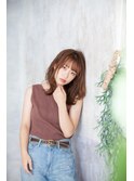 【shellbear 銀座】大人カジュアル外ハネミディアム