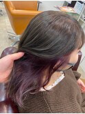 ラベンダーアッシュ＋くすみピンク