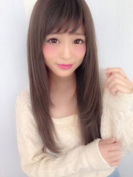 テオ(Theo) Theo /エメラルドアッシュ/ 巻き髪風パーマ/ロング