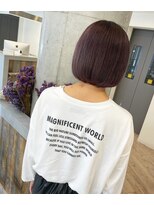 ルーブ トウキョウ(Loob. TOKYO)&nbsp;ミニボブ♪パープルラベンダー☆【池袋.TOKIOトリートメント】