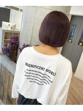 ルーブ トウキョウ(Loob. TOKYO) ミニボブ♪パープルラベンダー☆【池袋.TOKIOトリートメント】