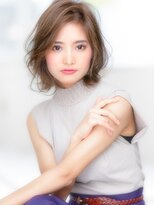 ヴィアラ 自由が丘(VIALA) ミディアムパーマ×長め前髪×ウルフ×ワンカール 30代40代 m07